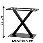 Podstawa stolika podwójna SH-3007-2/B, (stelaż stolika), kolor czarny w sklepie internetowym Stema