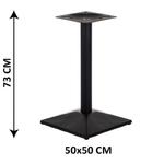 Podstawa stolika SH-4002-8/B, 50x50 cm (stelaż stolika), kolor czarny w sklepie internetowym Stema