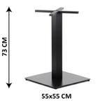 Podstawa stolika SH-5002-7/B, 55x55 cm (stelaż stolika), kolor czarny w sklepie internetowym Stema