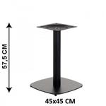 Podstawa stolika SH-3050-2/L/B, 45x45 cm, wysokość 57,5 cm (stelaż stolika), kolor czarny w sklepie internetowym Stema