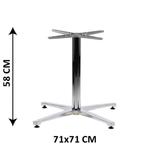 Aluminiowa podstawa stolika SH-7700/L/A, (stelaż stolika) w sklepie internetowym Stema