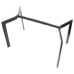 Stelaż ramowy stołu, biurka NY-HF05RA/B - długość regulowna 104-144 cm, czarny, noga o głębokości 68 cm w sklepie internetowym Stema