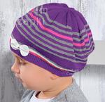 Beret Mika 46-48 cm - fiolet w sklepie internetowym Kocham Czapki