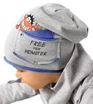 Czapka Free Monster rozm. 48-50 cm - pomarańczowy monster w sklepie internetowym Kocham Czapki