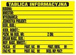 TABLICA INFORMACYJNA BUDOWLANA 690*460MM w sklepie internetowym azagro.pl