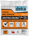 FOLIA MALARSKA EXTRA GRUBA CZARNA 4*5M 1000G w sklepie internetowym azagro.pl