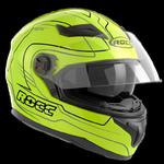 Kask motocyklowy ROCC 491 neonowo-czarny XL w sklepie internetowym Buse.com.pl