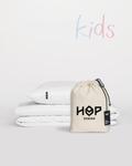 Pościel Perkal 100x135 Hop Design Pure Kids Biały w sklepie internetowym LuksusowySen.pl