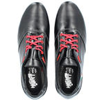 KENT 511I CZARNE - Skórzane buty męskie sportowe casual - Czarny w sklepie internetowym Tymoteo.pl