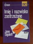 SIGALOFF IMIĘ I NAZWISKO ZASTRZEŻONE TANIA KSIĄŻKA w sklepie internetowym otoksiazka24.pl