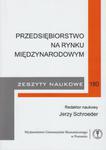 Przedsiębiorstwo na rynku międzynarodowym OPIS FV w sklepie internetowym otoksiazka24.pl