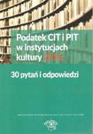 KRÓL PODATEK CIT I PIT W INSTYTUCJACH KULTURY 2016 w sklepie internetowym otoksiazka24.pl