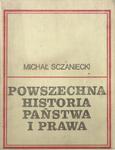 SCZANIECKI POWSZECHNA HISTORIA PAŃSTWA I PRAWA FV w sklepie internetowym otoksiazka24.pl