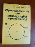 WROCZYŃSKI WPROWADZENIE DO PEDAGOGIKI SPOŁECZNEJ w sklepie internetowym otoksiazka24.pl