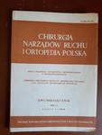 CHIRURGIA NARZĄDÓW RUCHU I ORTOPEDIA POLSKA TOM 55 w sklepie internetowym otoksiazka24.pl