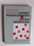 Elementy rachunku prawdopodobieństwa i statystyki w sklepie internetowym otoksiazka24.pl