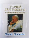 Papież Jan Paweł II biografia Tad Szulc w sklepie internetowym otoksiazka24.pl