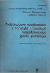 OSTASZEWSKA PODSTAWOWE WIADOMOŚCI Z FONETYKI I FON w sklepie internetowym otoksiazka24.pl