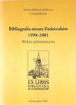 BIBLIOGRAFIA MIASTA RADZIONKÓW 1998 2001 WYBÓR FV w sklepie internetowym otoksiazka24.pl