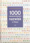 ZAWADZKI 1000 NAJPOPULARNIEJSZYCH NAZWISK W POLSCE w sklepie internetowym otoksiazka24.pl