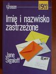 SIGALOFF IMIĘ I NAZWISKO ZASTRZEŻONE FAKTURA NOWA w sklepie internetowym otoksiazka24.pl