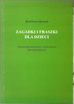 ROZTOCKI ZAGADKI I FRASZKI DLA DZIECI STAN BDB FV w sklepie internetowym otoksiazka24.pl