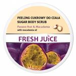 Passion Fruit & Macadamia Peeling Cukrowy do Ciała, Fresh Juice w sklepie internetowym  BIOKORD 