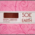 Tuberoza Bengalska Naturalne Mydło, Soil & Earth, 125g w sklepie internetowym  BIOKORD 