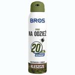 BROS Spray na odzież odstrasza i zabija Kleszcze 20 dni, 90 ml w sklepie internetowym  BIOKORD 