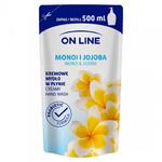 On Line Mydło kremowe w płynie Monoi i Jojoba - uzupełnienie 500ml w sklepie internetowym  BIOKORD 