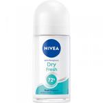 Nivea Dezodorant DRY FRESH Dual Protect 72h roll-on damski 50ml w sklepie internetowym  BIOKORD 