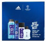 ADIDAS UEFA CHAMPIONS LEAGUE Zestaw prezentowy Best of The Best (Woda po goleniu 100ml + Żel pod prysznic 3w1 250ml+Deo spray 150ml+Deo naturalny spray 75ml) w sklepie internetowym  BIOKORD 