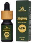 Olej Konopny Broad Spectrum 15% + 3% CBN, Hempking, 10ml w sklepie internetowym  BIOKORD 