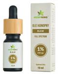 Olej Konopny CBD RAW 1%, Hempking, 10ml w sklepie internetowym  BIOKORD 