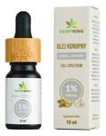 Olej Konopny CBD 1% z Czosnkiem i Imbirem, Hempking, 10ml w sklepie internetowym  BIOKORD 