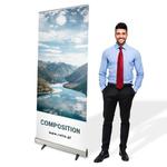 Rollup Composition 80 x 200 cm stojak reklamowy rozwijany z opcją wydruku w sklepie internetowym Retio.pl