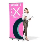 Rollup Mosquito 85 x 200 cm stojak reklamowy jak Ścianka Reklamowa rozwijany z opcją wydruku w sklepie internetowym Retio.pl