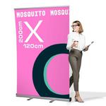 Rollup Mosquito 120 x 200 cm stojak reklamowy jak Ścianka Reklamowa rozwijany z opcją wydruku w sklepie internetowym Retio.pl