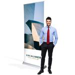 Rollup dwustronny Excaliber 120 x 200 cm stojak reklamowy rozwijany z opcją wydruku w sklepie internetowym Retio.pl
