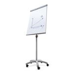 Flipchart magnetyczny SCRITTO® Vario 68 x 100 cm stojak z tablicą magnetyczną suchościeralną mobilny flipchart stojak do postawienia z tablicą do pisania na kółkach z możliwością regulacji wysokości w sklepie internetowym Retio.pl