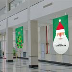 Świąteczny wiszący baner reklamowy 50 x 100 cm w sklepie internetowym Retio.pl