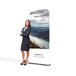 Stand reklamowy Tekstylny Monolith 1,0 x 2,3 m z wydrukiem jednostronnym w sklepie internetowym Retio.pl
