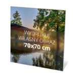 Obraz tekstylny ścienny 70 x 70 cm na ramie aluminiowej 20 mm z własnym wydrukiem i łatwym systemem wymiany w sklepie internetowym Retio.pl