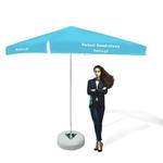Parasol gastronomiczny 2,5m - Ogrodowy barowy parasol restauracyjny piwny handlowy parasol hotelowy parasol reklamowy z indywidualnym nadrukiem - Kwadratowy w sklepie internetowym Retio.pl