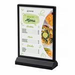 Dwustronny podświetlany stojak na ulotki A5 typu T przeglądarka ekspozytor LED do postawienia na stół stojak na menu informację na ulotkę na plakat w sklepie internetowym Retio.pl