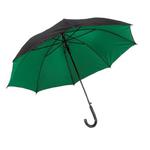 Parasol automatyczny, DOUBLY, czarny/zielony w sklepie internetowym PlanetShop.pl