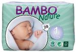 - BAMBO NATURE - Pieluchy Jednorazowe - Ekologiczne - Zdrowe 1 Noworodek 2-4kg w sklepie internetowym KrainaPieluszek.pl