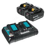 MAKITA DC18RD + 2x BL1860B dwuportowa szybka ładowarka 7.2V - 18V Li-Ion + 2x akumulator 18V 6,0Ah w sklepie internetowym Makita Sklep 