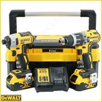 DEWALT zestaw narzędzi akumulatorowych 2x 18V 5,0Ah w walizce TSTAK wiertarko-wkrętarka udarowa DCD796 zakrętarka udarowa DCF887 w sklepie internetowym Makita Sklep 