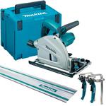 MAKITA SP6000J + 199141-8 + 199826-6 ręczna pilarka tarczowa-zagłębiarka 165mm 1300W + szyna prowadząca 1,5m + zaciski + MAKPAC w sklepie internetowym Makita Sklep 